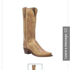 8.5 Lucchese tan Boots